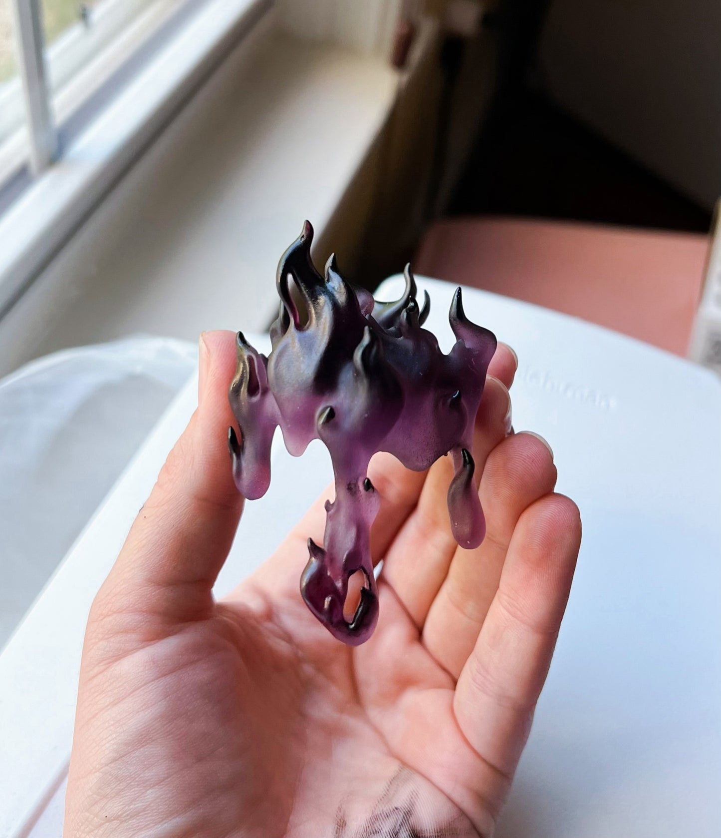 Plum Black Fire Drip